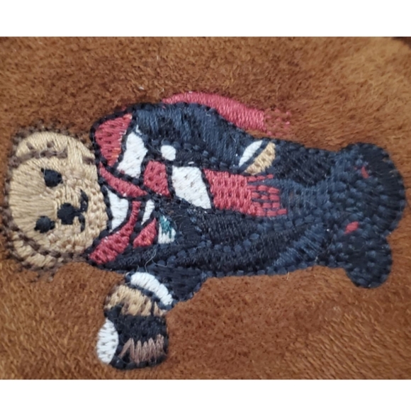 Woman's Slippers POLO RALPH LAUREN Dezi BEAR Moccasin Slipper Size 7 (NWOT?) - Picture 12 of 12